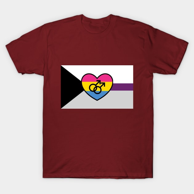 Gay DemiSexual PanRomantic T-Shirt by reylas81